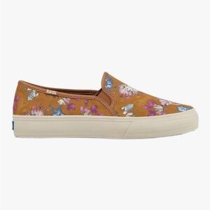 🖤2/$40 Keds Women's Floral Canvas Slip-On Sneakers - Tan